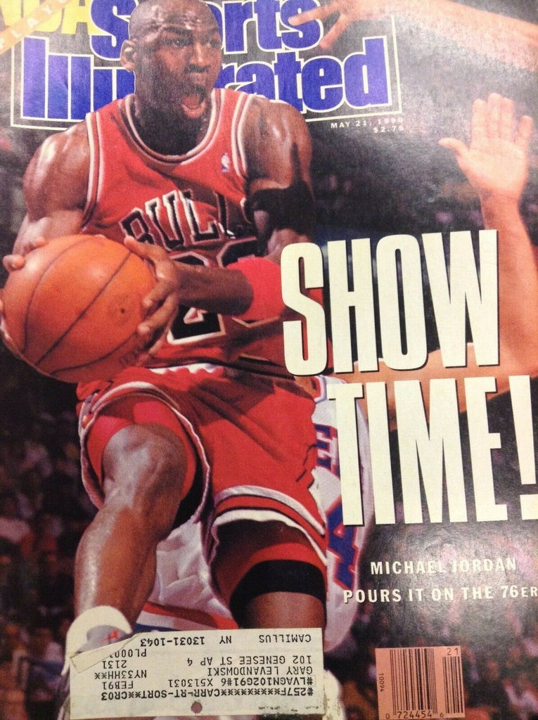 Sports Illustrated Magazine Michael Jordan Show Time May 21, 1990 011819nonr