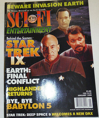 Sci-Fi Entertainment Magazine Star Trek IX Earth January 1999 110514R1