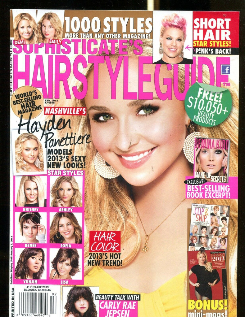 Sophisticate's Hairstyle Guide February 2013 EX No ML 122916jhe