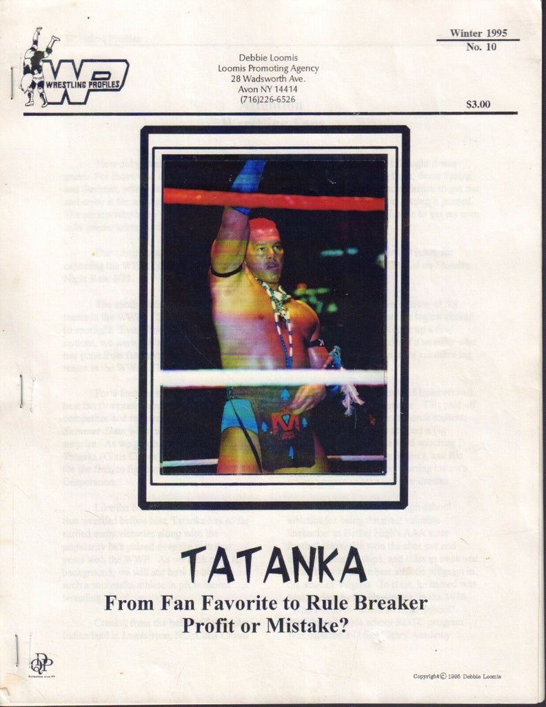 Wresling Profiles Winter 1995 No.10 Tatanka, The Undertaker 042717nonDBE
