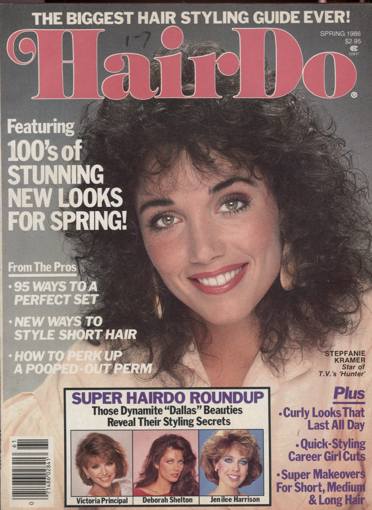 Hair Do Spring 1986 Stepfanie Kramer Victoria Principal 041320DBE