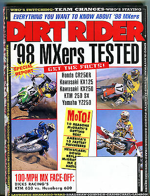 Dirt Rider Magazine November 1997 '98 MXers Tested EX 040416jhe