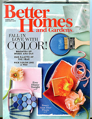 Better Homes and Gardens Magazine March 2016 Fall In Love Color EX 031716jhe