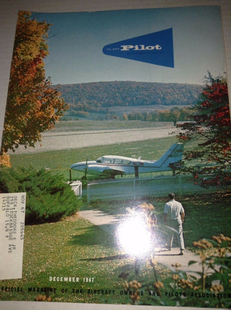 The AOPA Pilot Airplane Magazine Asheville & Bellanca December 1967 120716rh2