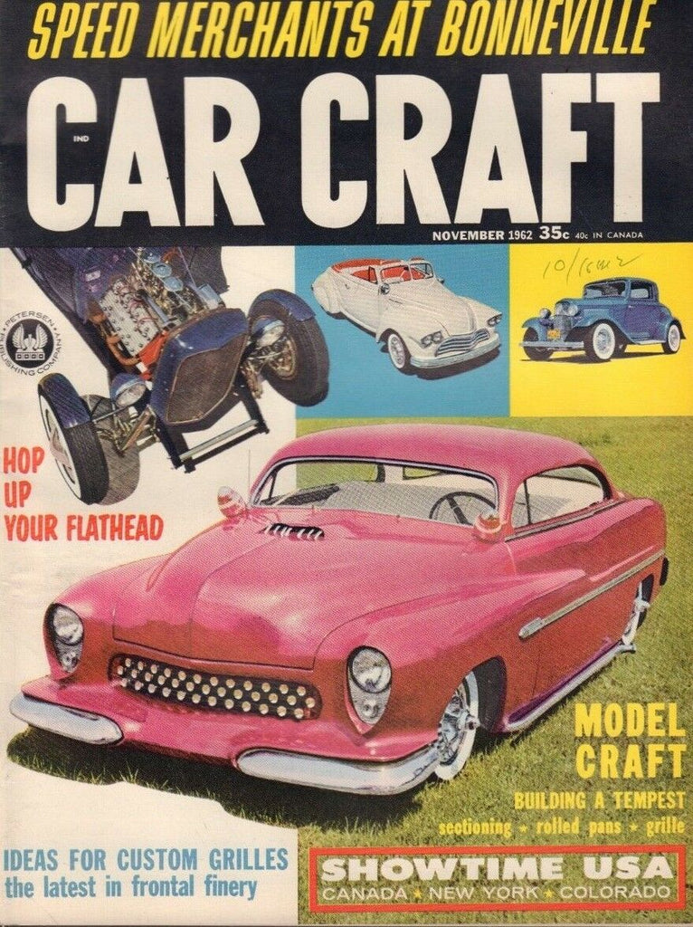 Car Craft November 1962 Don Evans '40 Ford AMT Tempest 122218DBE