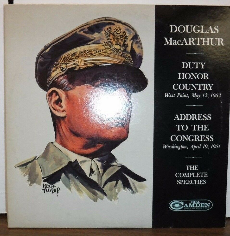 Douglas MacArthur The complete speeches 33RPM SPC-100-1 MONO 101516LLE