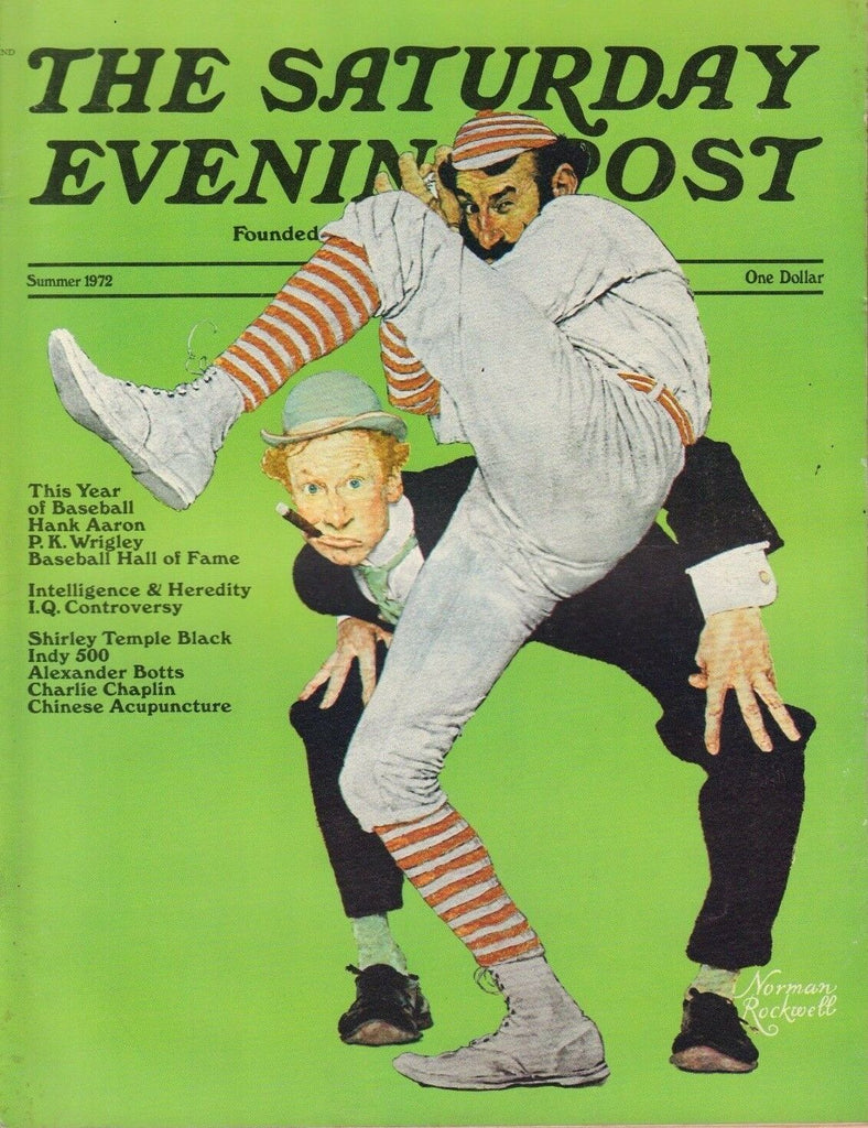 Saturday Evening Post Summer 1972 Norman Rockwell,Shirley temple 051017nonDBE2