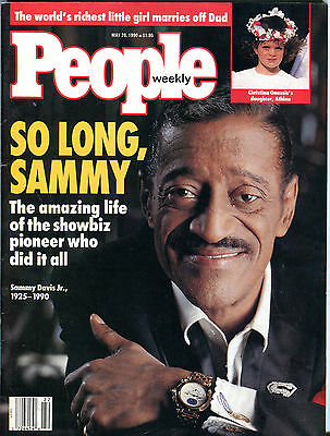 People Magazine May 28 1990 Sammy Davis Jr. EX 041116jhe