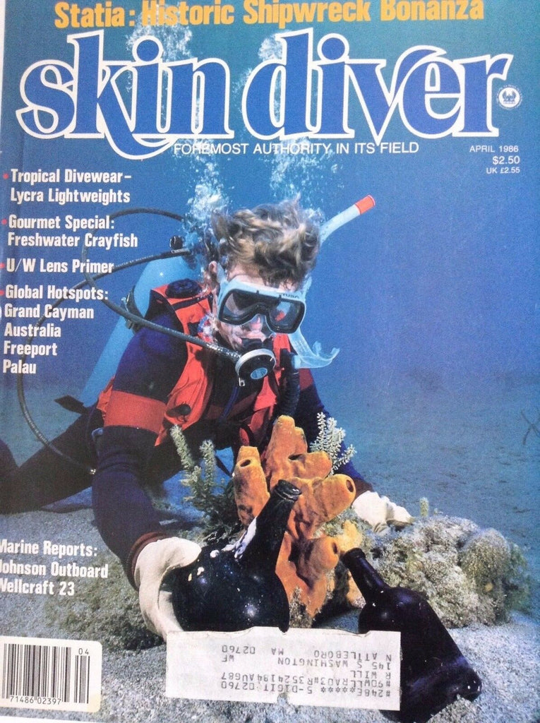 Skin Diver Magazine Tropical Lycra Lightweights April 1986 090717nonrh