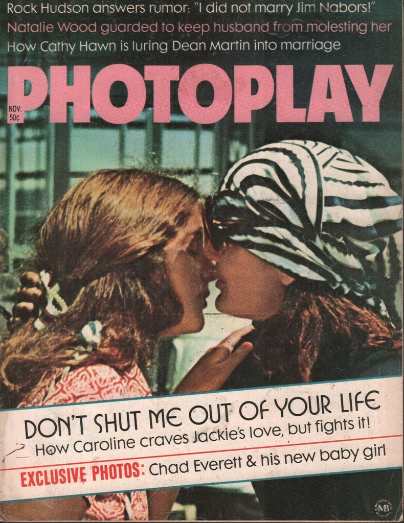 Photoplay November 1971 Jackie Caroline Kennedy Natalie Wood NO ML 072219AME