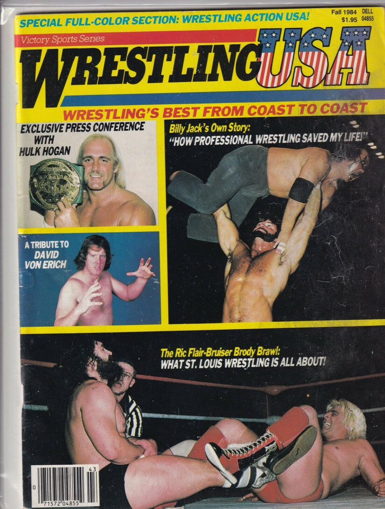 Wrestling USA Magazine David Don Erich Hulk Hogan Fall 1984 062319nonr
