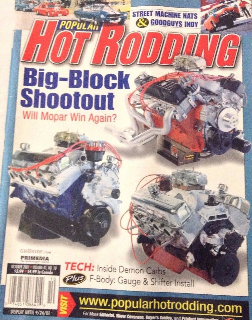 Popular Hot Rodding Magazine Big Block Shooutou October 2001 080417nonrh