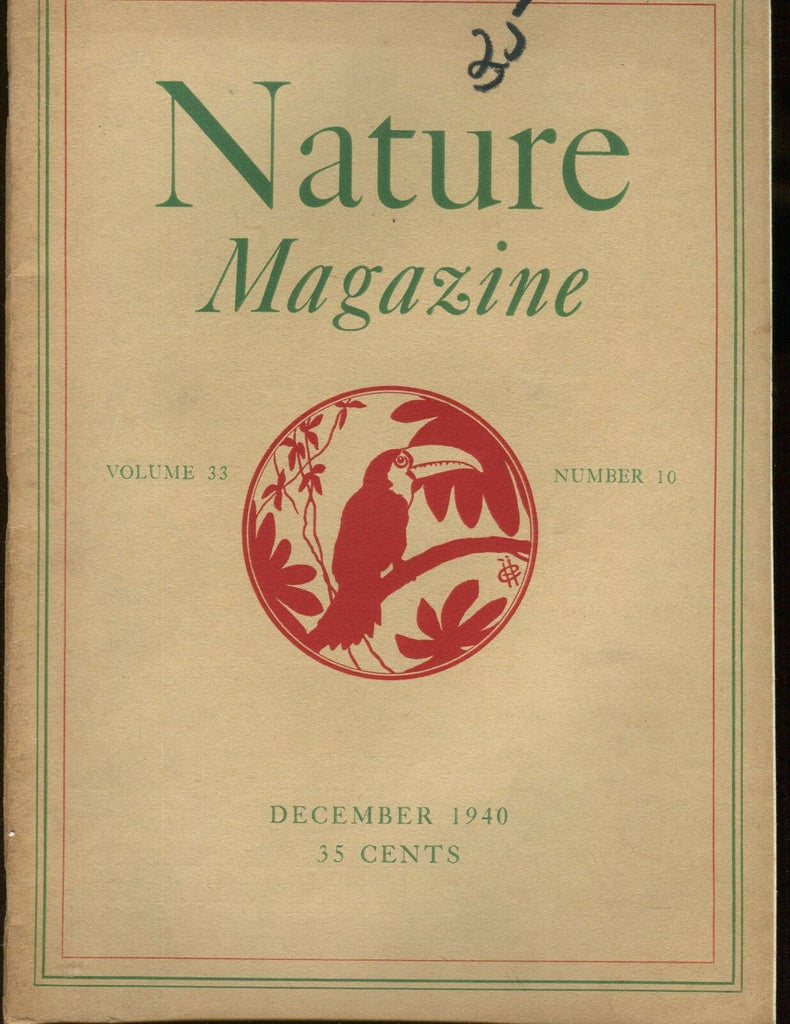 Nature Magazine December 1940 VG w/ML On Back 020617jhe