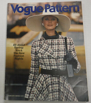 Vogue Pattern Magazine All About Spring February/March 1971 081215R