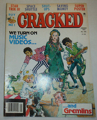 Cracked Magazine Star Trek III And Gremlins Music Videos January 1985 032515R