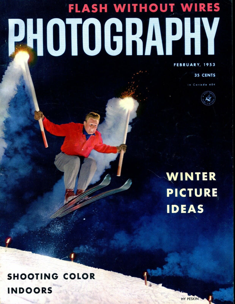 Photography Magazine February 1953 Winter Pictures EX No ML 052217nonjhe