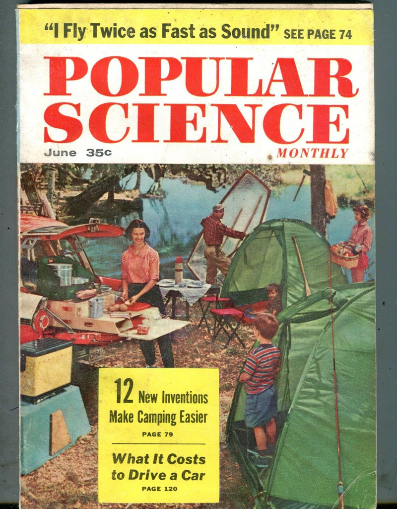 Popular Science Magazine June 1956 Camping Inventions 070117nonjhe
