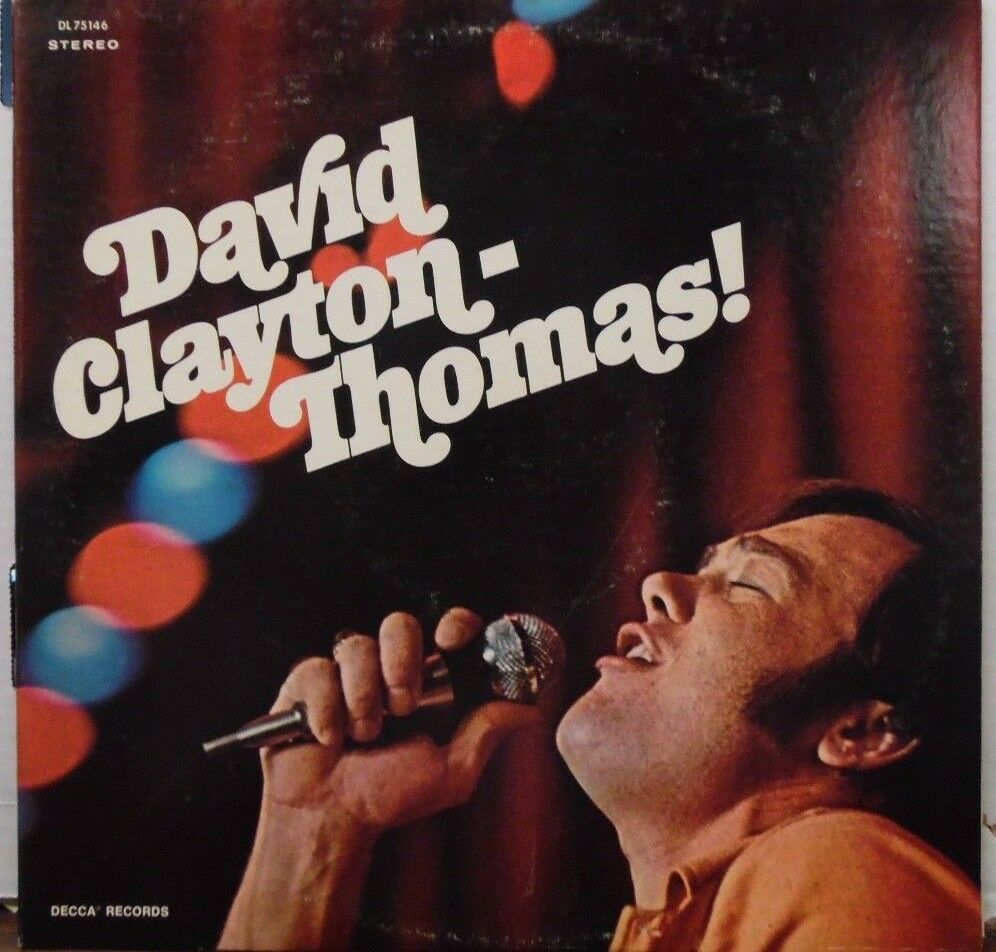 David Clayton-Thomas 33RPM DL-75146 100916LLE
