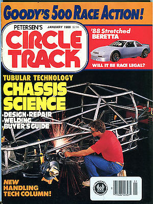 Petersen's Circle Track Magazine January 1988 Chassis Science EX 031416jhe