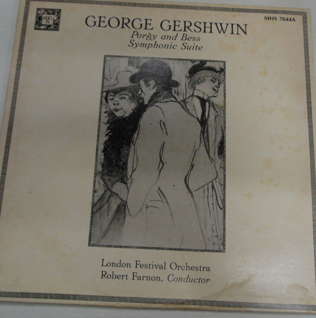 George Gershwin Porgy And Bess MHS7044A 33RPM Record 032017RR