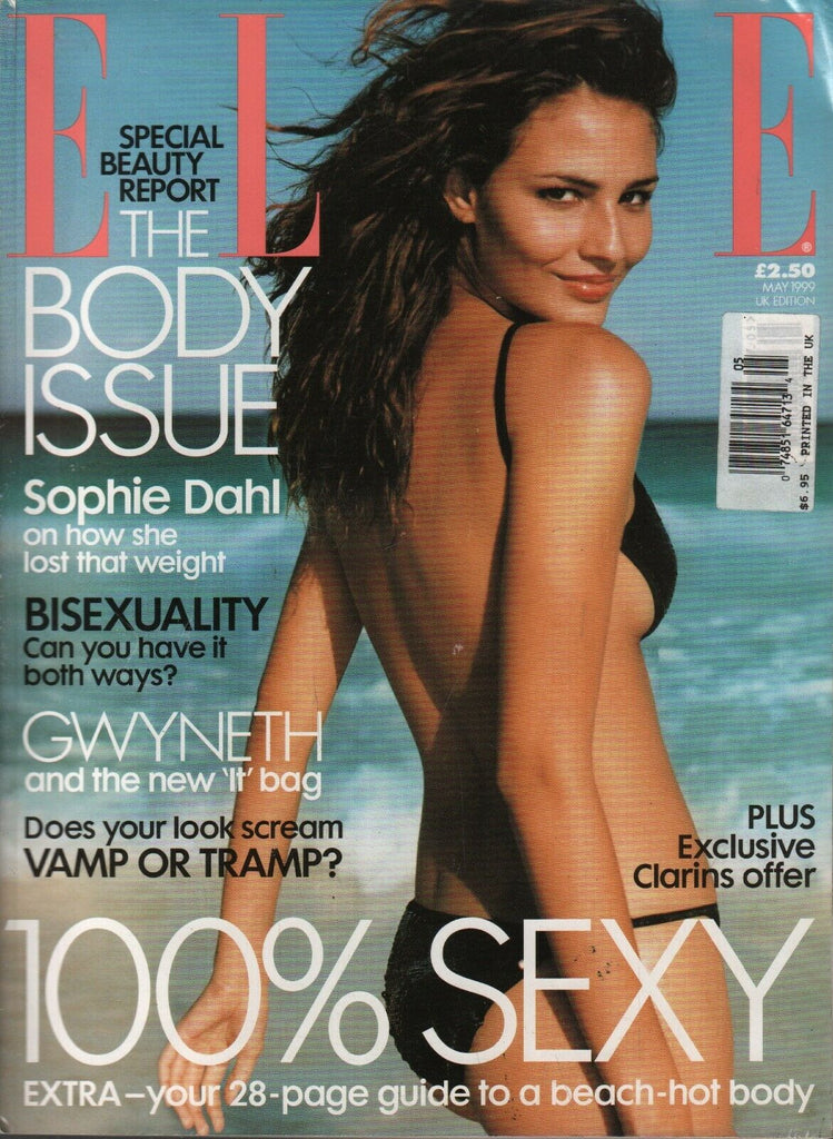 Elle UK Fashion Magazine May 1999 Sophie Dahl Gwenyth Paltrow 101320ame
