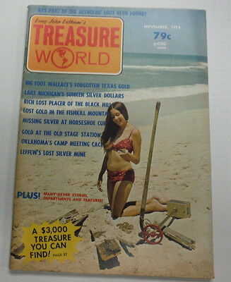 Treasure World Magazine Gold In The Fishkill Mountain November 1974 070615R