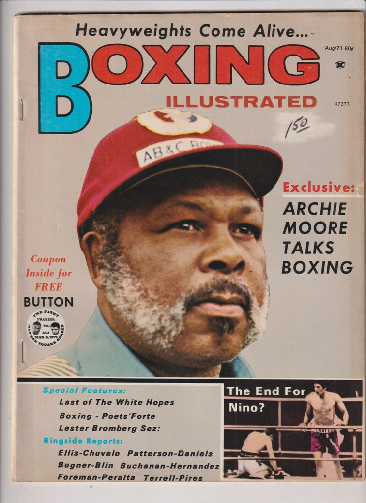 Boxing Illustrated Mag Archie Moore End For Nino? August 1971 111219nonr2