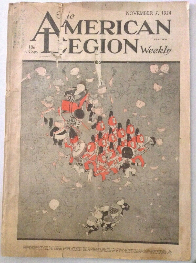 American Legion Weekly Into To Buck O' Dee November 7, 1924 041119nonrh