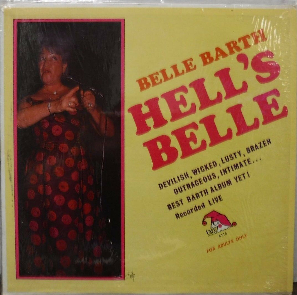 Belle Barth Hell's Belle A-115 Laff Records w/ shrink wrap 010717LLE