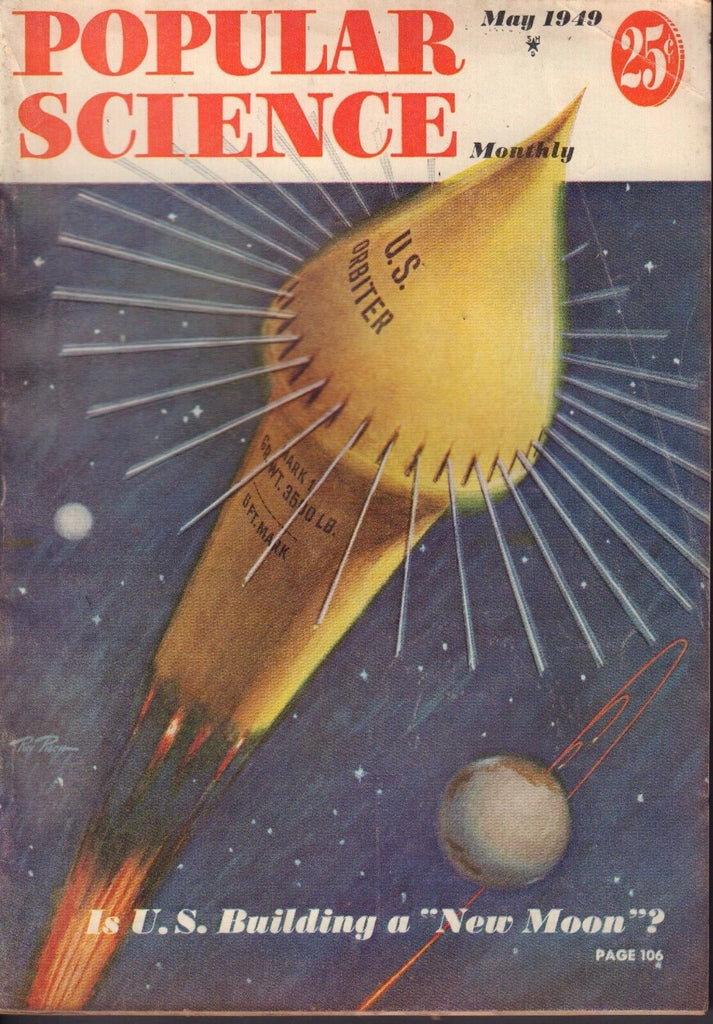 Popular Science Magazine May 1949 Building New Moon 083117nonjhe