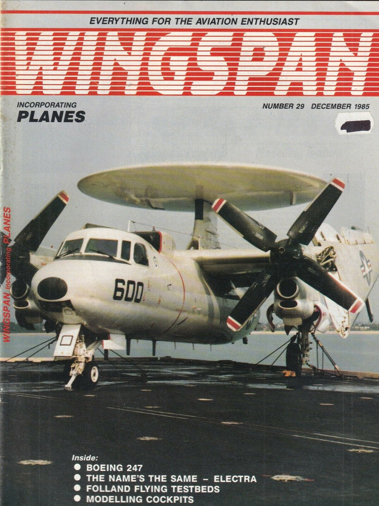 Wingspan Mag Boeing 247 & A Electra December 1985 092319nonr