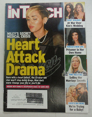 InTouch Weekly Magazine Miley Cyrus & Kim Kardashian April 2014 060515R