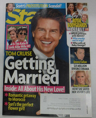 Star Magazine Tom Cruise & Scott's Prostitution Scandal August 2015 082015R