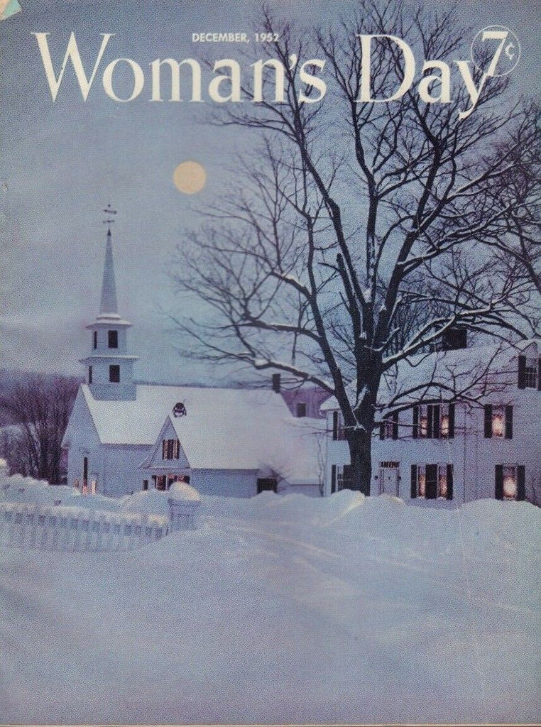 Woman's Day Magazine Cold Weather Warmers December 1952 010818nonr