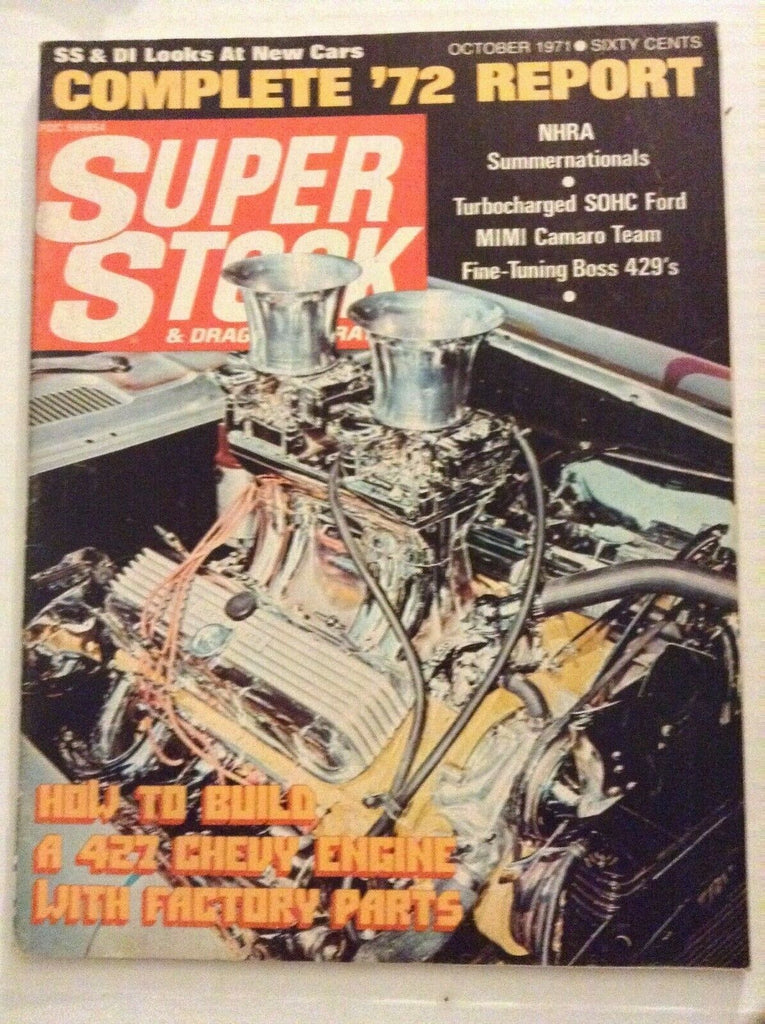 Super Stock Magazine Build A 427 Chevy Engine October 1971 062019nonrh