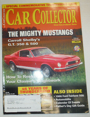 Car Collector Magazine Carroll Shelby Mustang June 2000 030415R