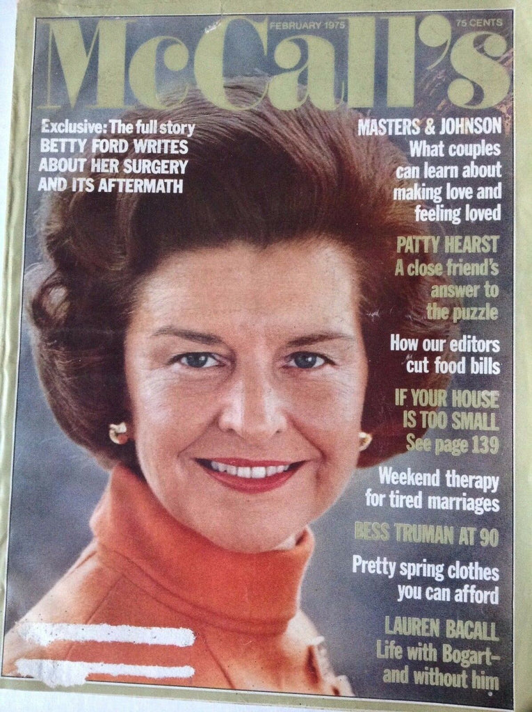 McCall's Magazine Betty Ford On Her Surgery February 1975 091117nonrh