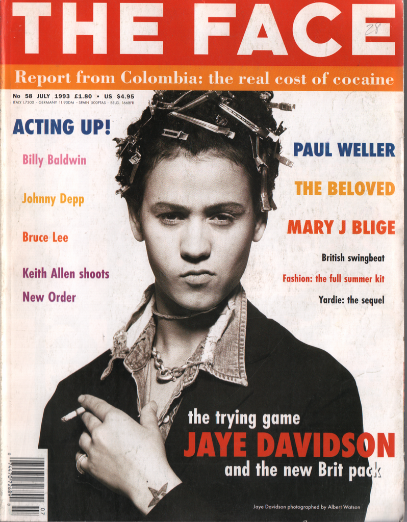 The Face july 1993 Jaye Davidson Bruce Lee Johnny Depp Paul Weller 040220DBE