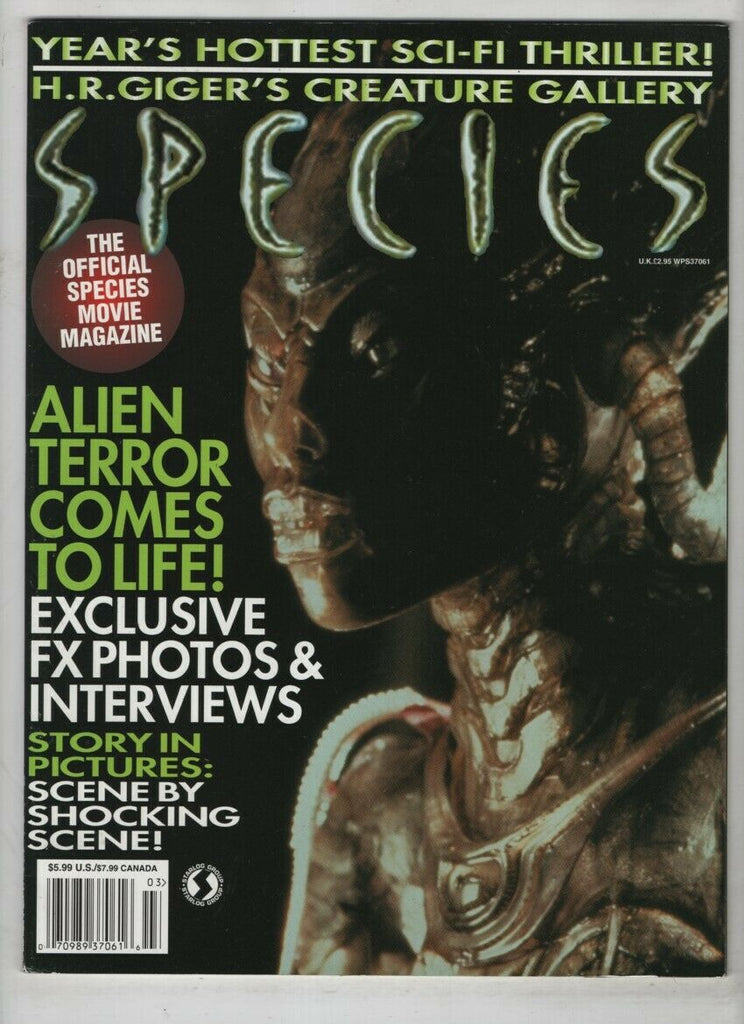 Species Movie Mag Alien Comes To Life 1995 No.3 070220nonr