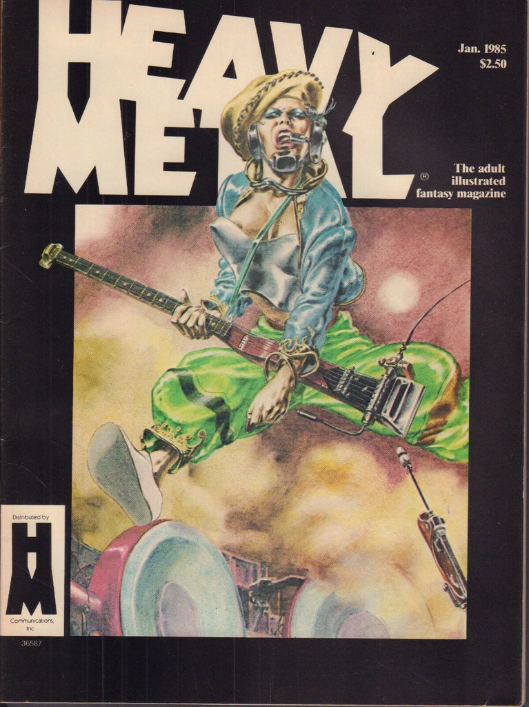 Heavy Metal January 1985 Illustrated Fantasy Magazine 011417DBE2