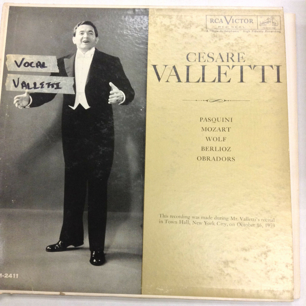 Cesare Valletti LM2411 RCA Victor 33RPM 031017RR