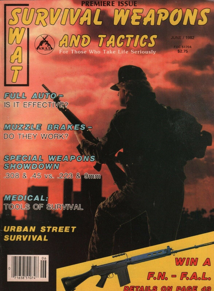 Survival Weapons and Tactics First Issue June 1982 Kipp E Kington 082520AME