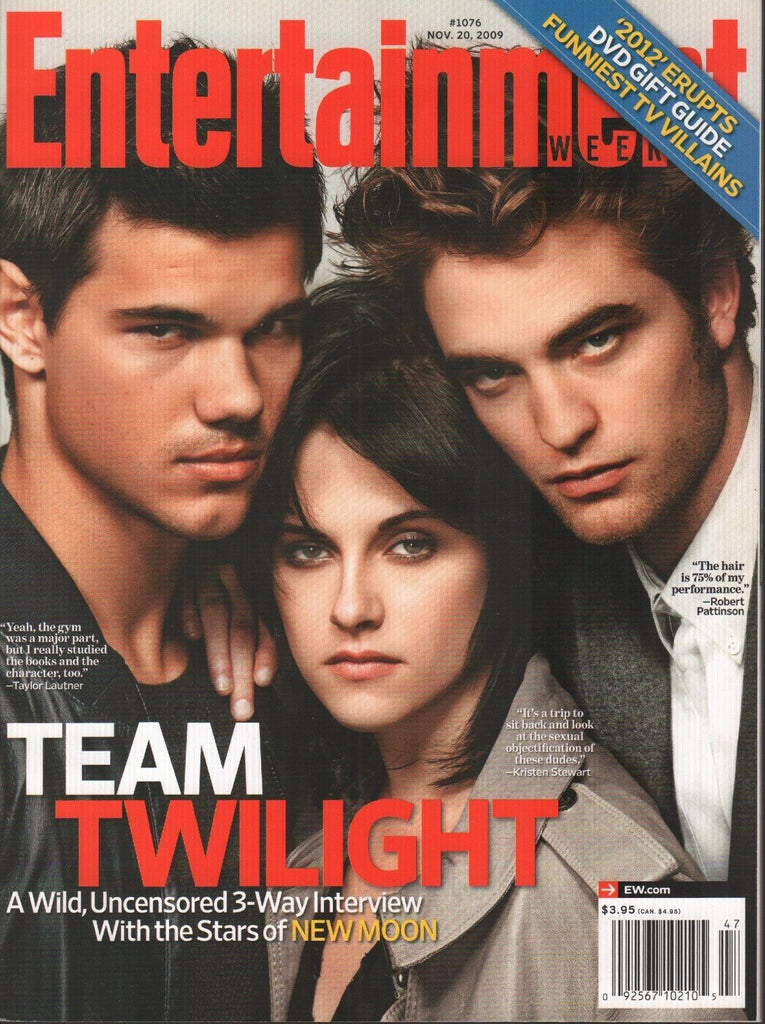 Entertainment Weekly November 20 2009 Robert Pattinson 012819AME2