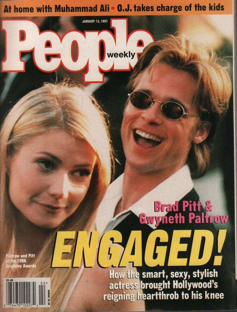 People Weekly Magazine January 13 1997 Brad Pitt Gwenyth Paltrow 022120AME