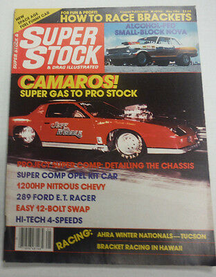 Super Stock Magazine Camaro super Gas To Pro Stock May 1984 072415R