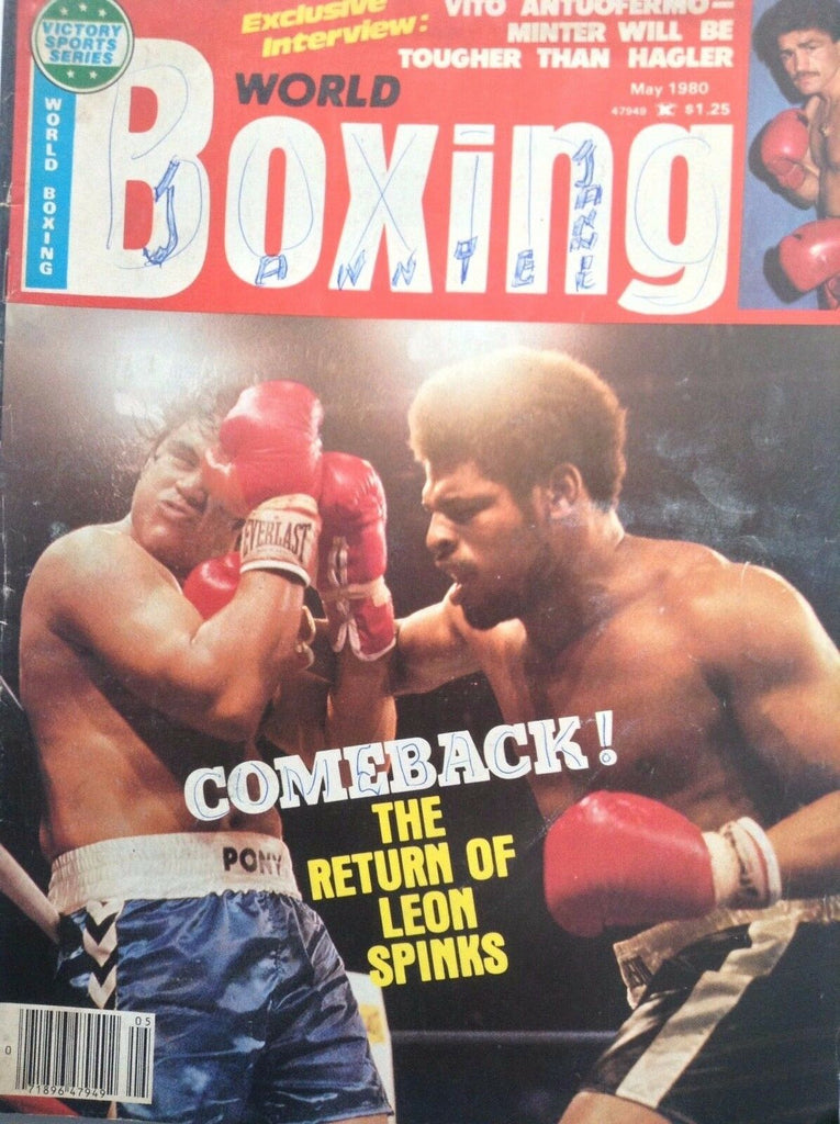 World Boxing Magazine Return Of Leon Spinks May 1980 092017nonrh