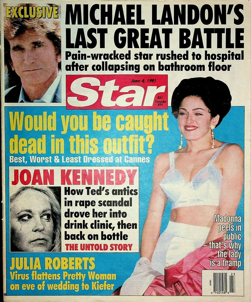 Star Magazine June 4 1991 Madonna Joan Kennedy Julia Roberts 030321ame