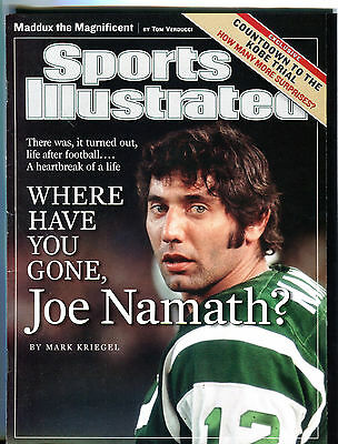 Sports Illustrated Magazine August 9 2004 Joe Namath EX 072216jhe