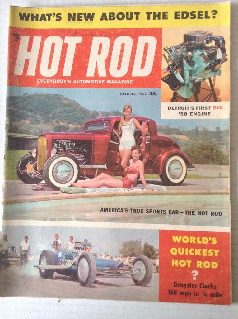 Hot Rod Magazine America's True Sports Car October 1957 042517nonrh