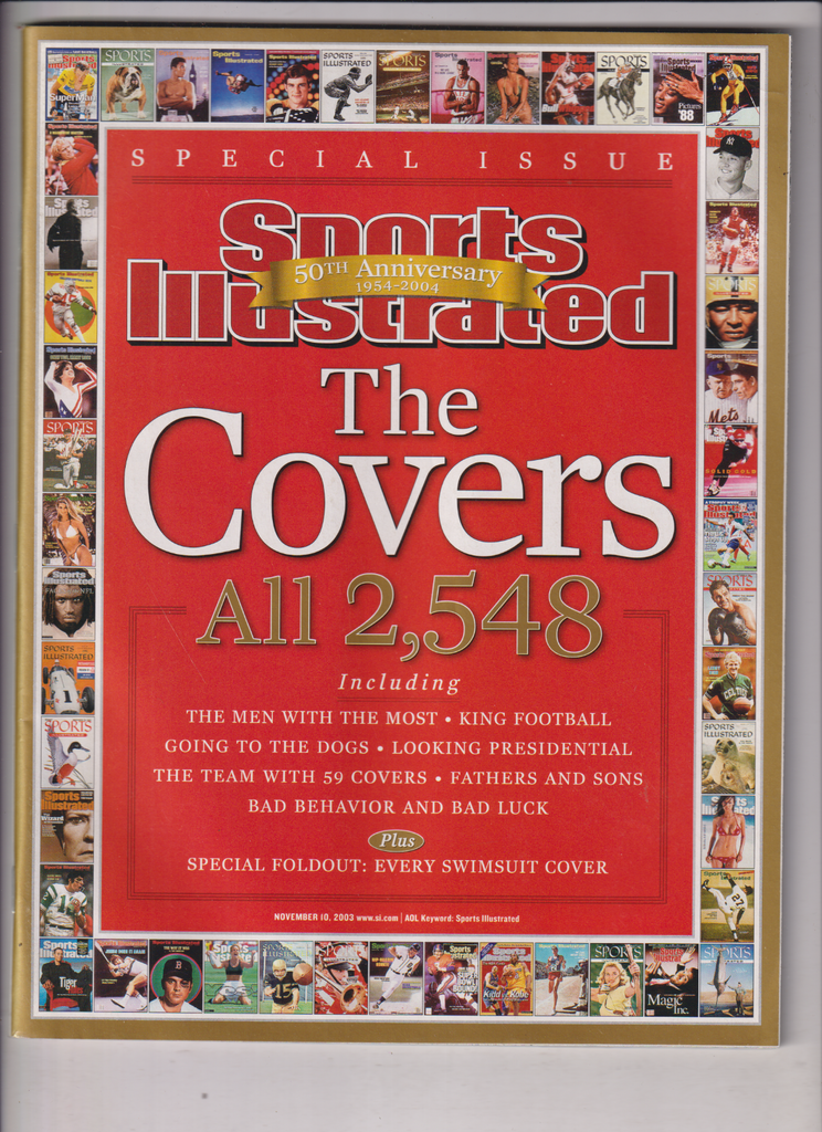 Sports Illustrated 50th Anniversary The Covers November 10, 2003 011820nonr